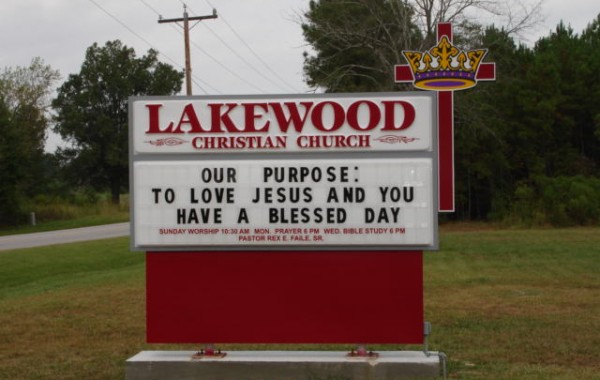 Church Sign